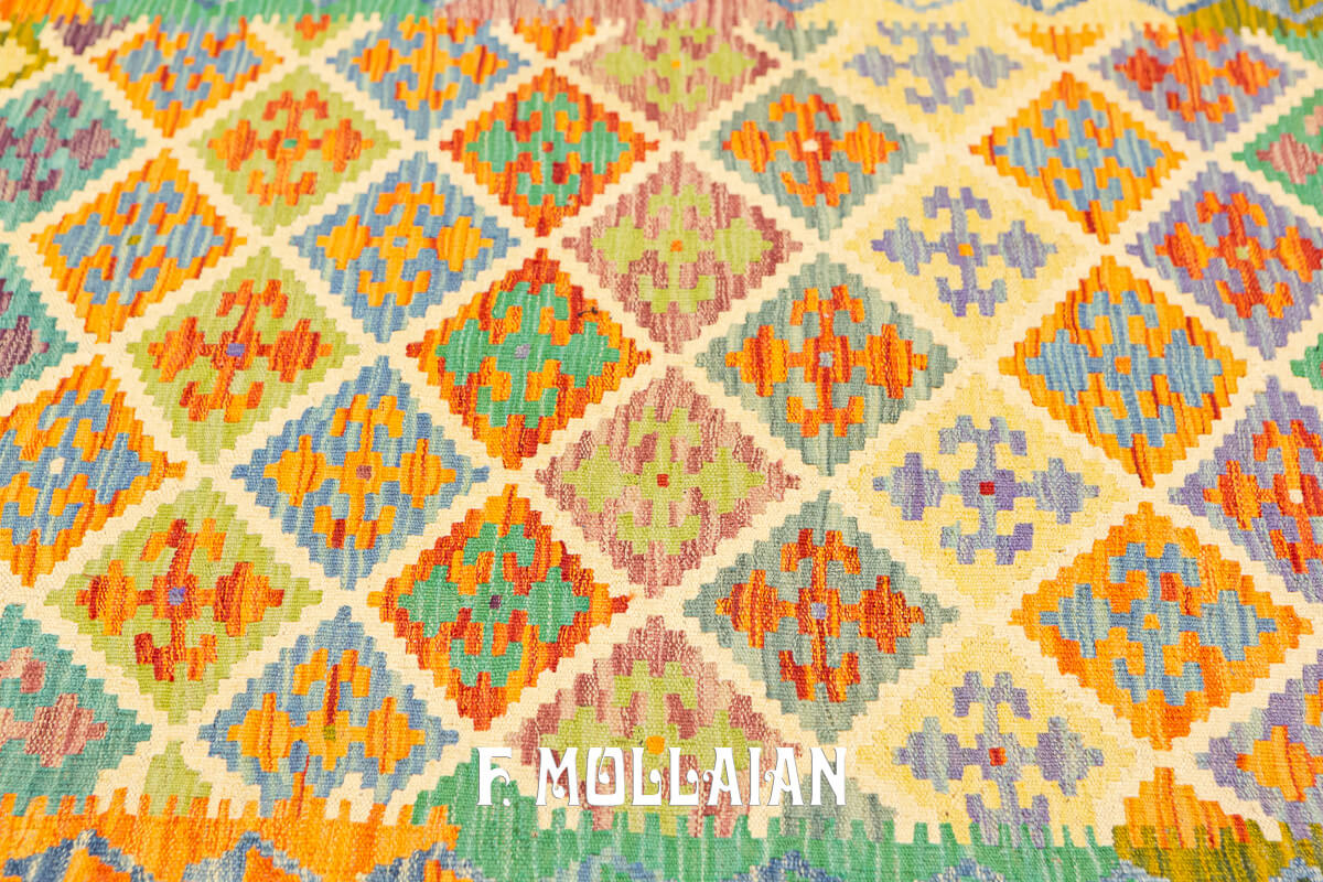 Tappeto Kilim per Corridoio Molto Lungo (595×86 cm)