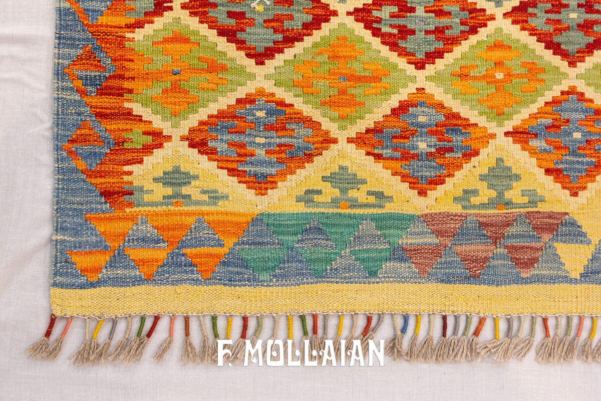 Tappeto Kilim per Corridoio Molto Lungo (595×86 cm)