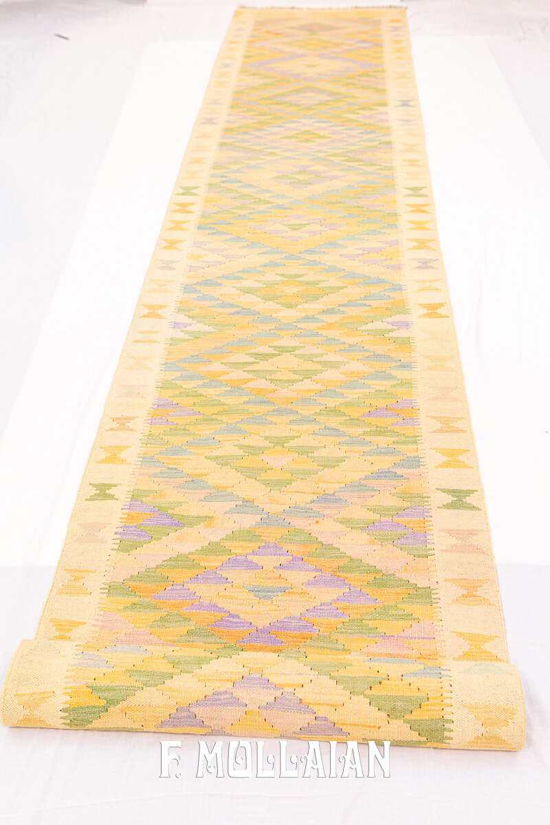 Tappeto per Corridoio Kilim Afgano (507×83 cm)