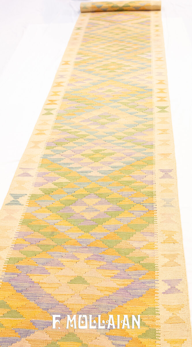 Tappeto per Corridoio Kilim Afgano (507×83 cm)