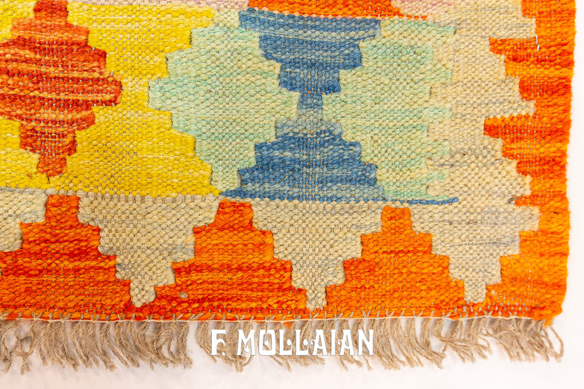 Kilim Rug Multicolored Kaudani (146×101 cm)