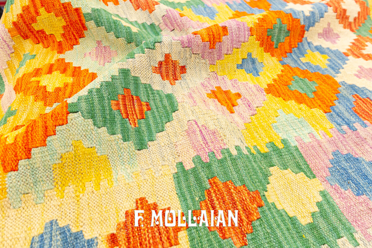 Kilim Rug Multicolored Kaudani (146×101 cm)