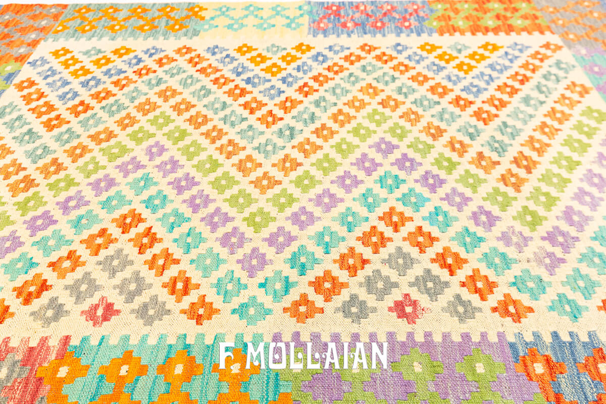 Kilim Rug Afghan Kaudani (176×126 cm)