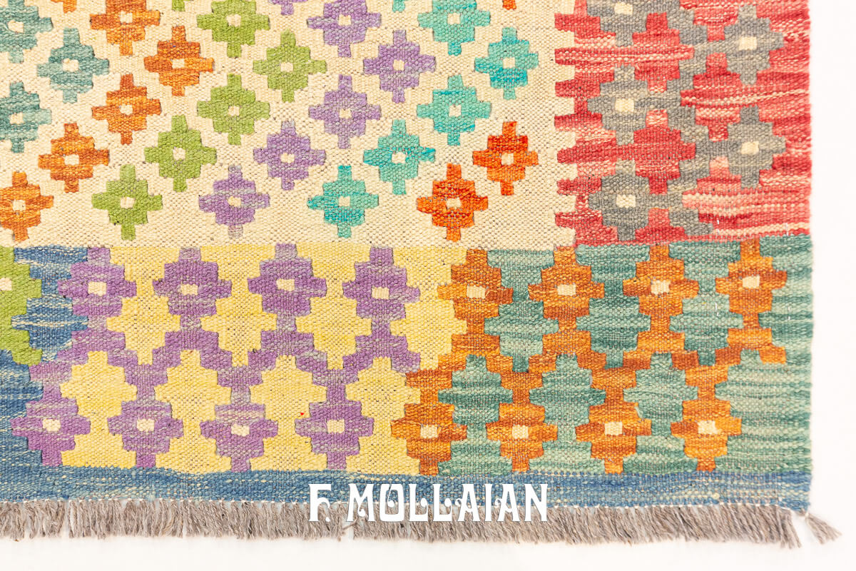 Kilim Rug Afghan Kaudani (176×126 cm)