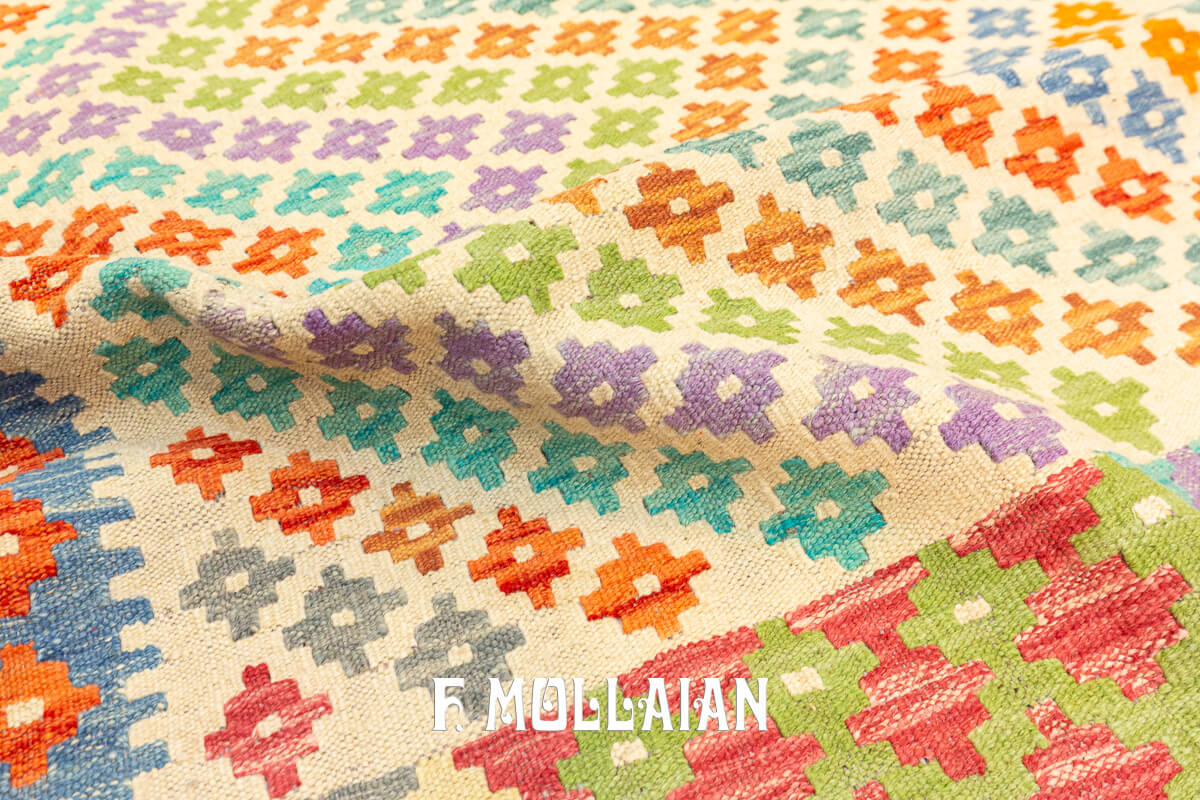 Kilim Rug Afghan Kaudani (176×126 cm)