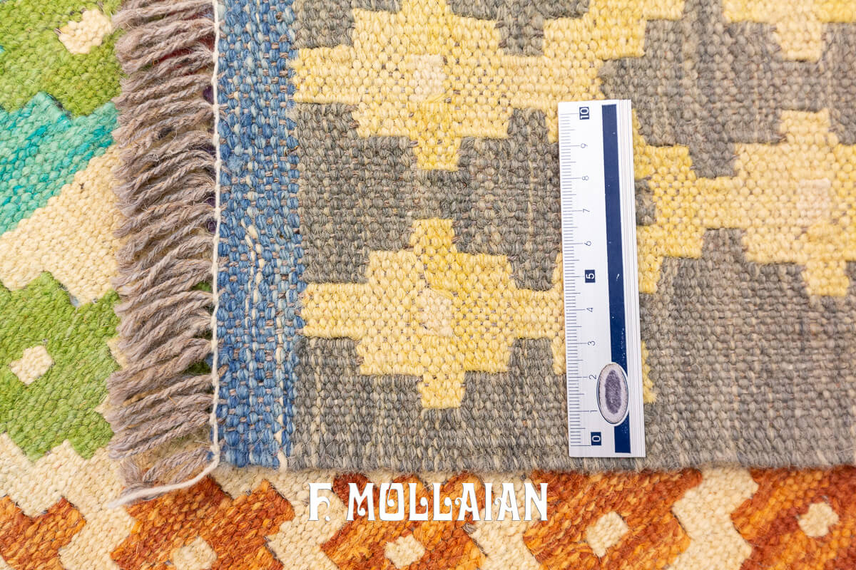 Kilim Rug Afghan Kaudani (176×126 cm)