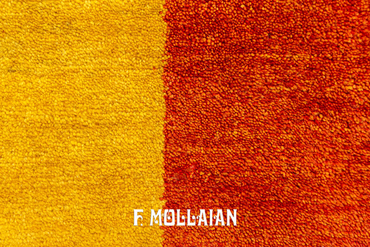 Tappeto Gabbeh Persiano Monocolore (201×195 cm)