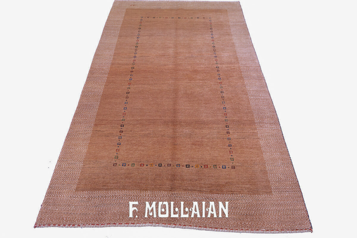 Gabbeh Royal Rug Beige Color (205×118 cm)