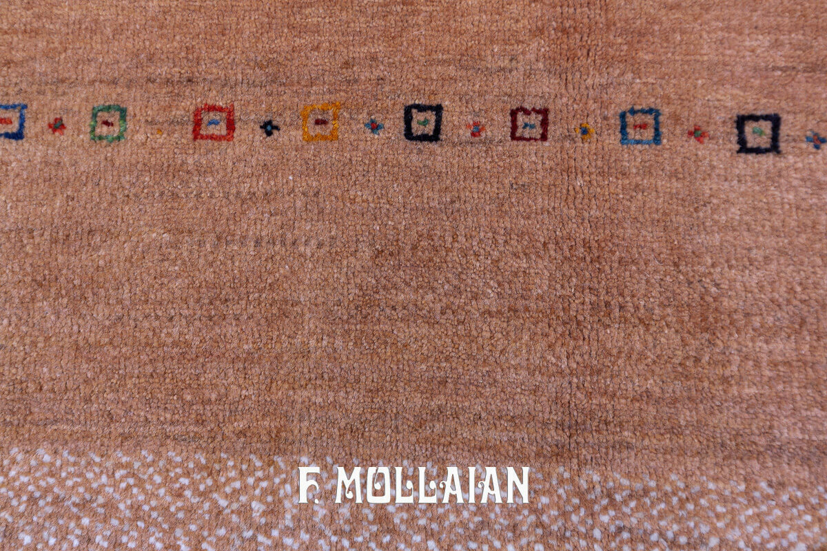Gabbeh Royal Rug Beige Color (205×118 cm)