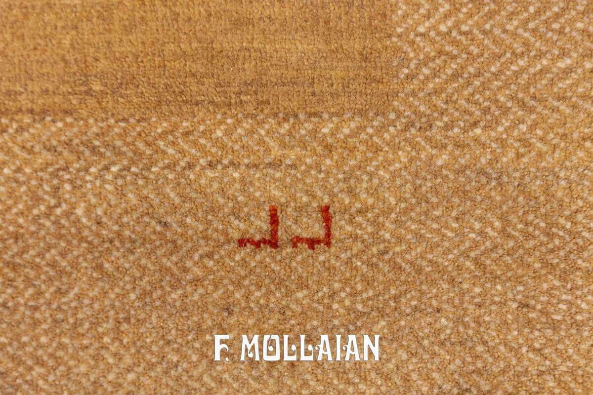 Gabbeh Royal Rug Beige Color (205×118 cm)
