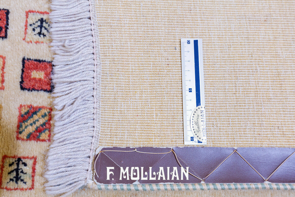 Gabbeh Royal Rug Minimalist Design (140×142 cm)