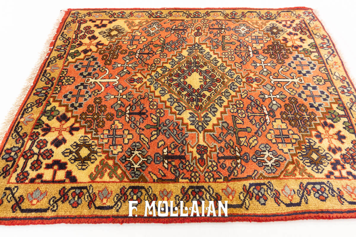 Hamedan Persian Rug Tribal Design (72x57 cm)
