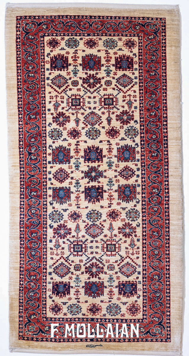 Kashkuli Sherkat Rug Color Beige (156×79 cm)