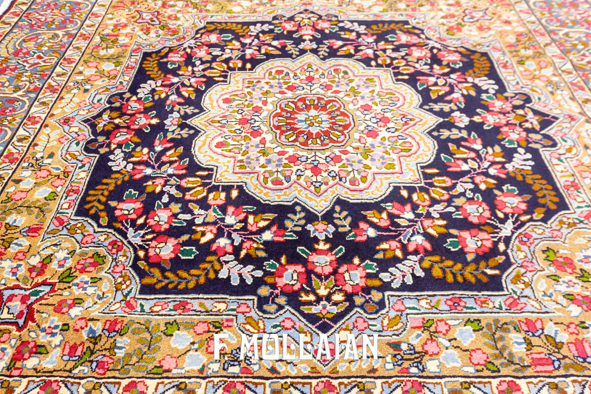 Kerman Rug Multicolor (198×197 cm)
