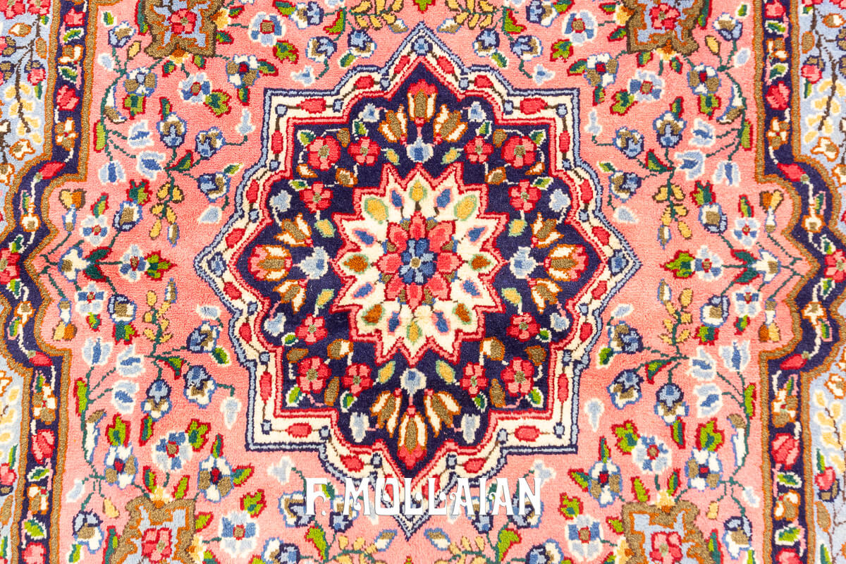 Kirman Rug Pink Color (156x144 cm)