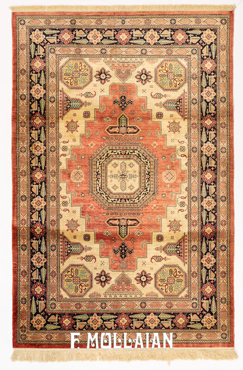 Tappeto Qum Silk Extra Fine (155×105 cm)