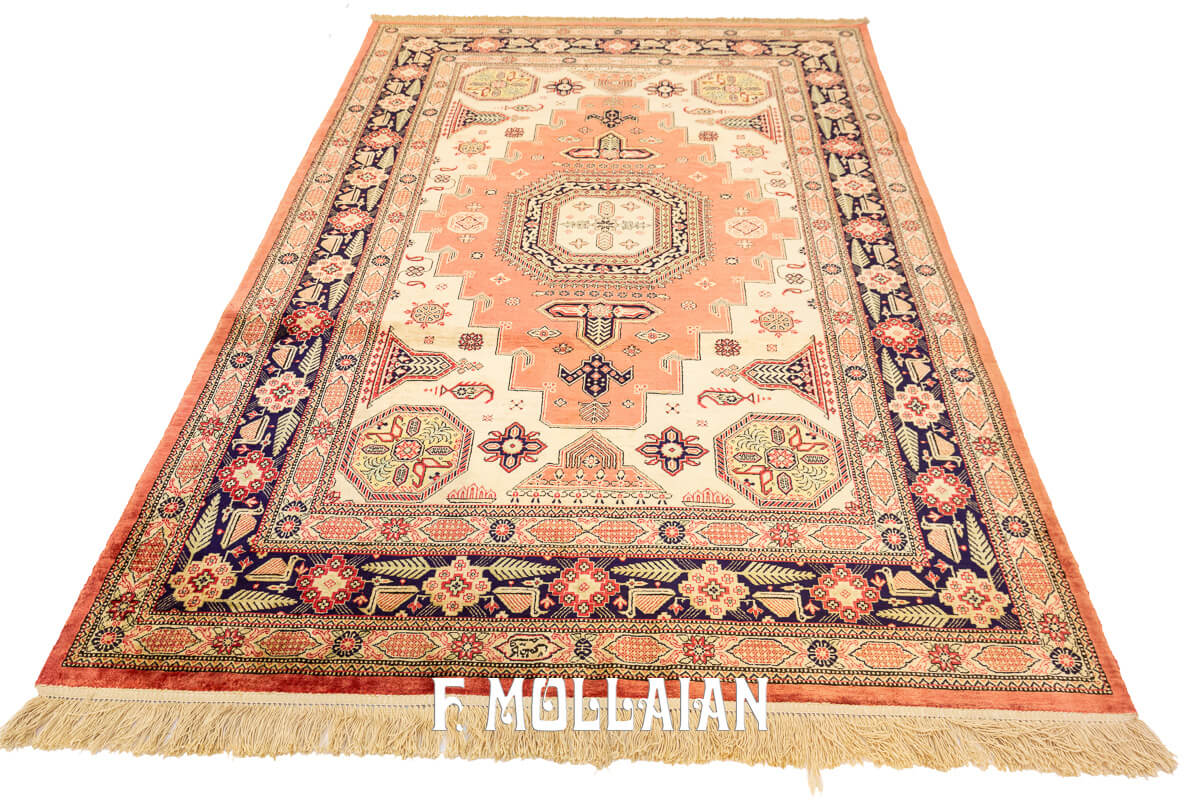 Tappeto Qum Silk Extra Fine (155×105 cm)