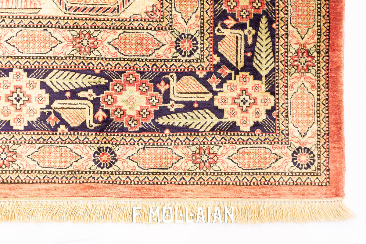 Tappeto Qum Silk Extra Fine (155×105 cm)