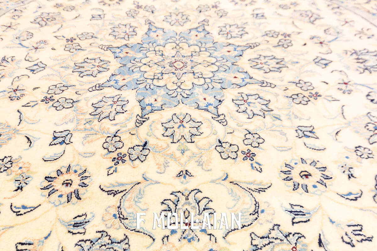 Round Rug Nain Beige Color (155x155 cm)
