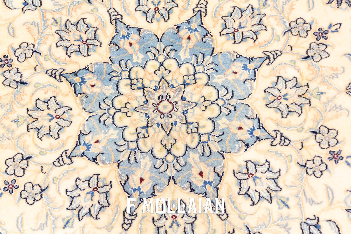 Round Rug Nain Beige Color (155x155 cm)