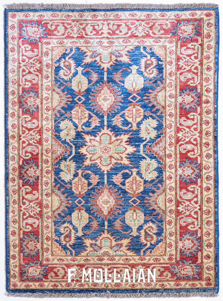 Tappeto Yadan Fondo Blu (112×83 cm)