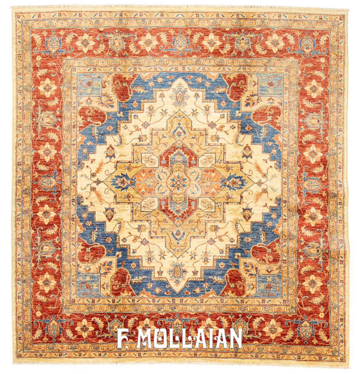 Tappeto Yadan Sherkat con Disegno Decorativo (209×199 cm)