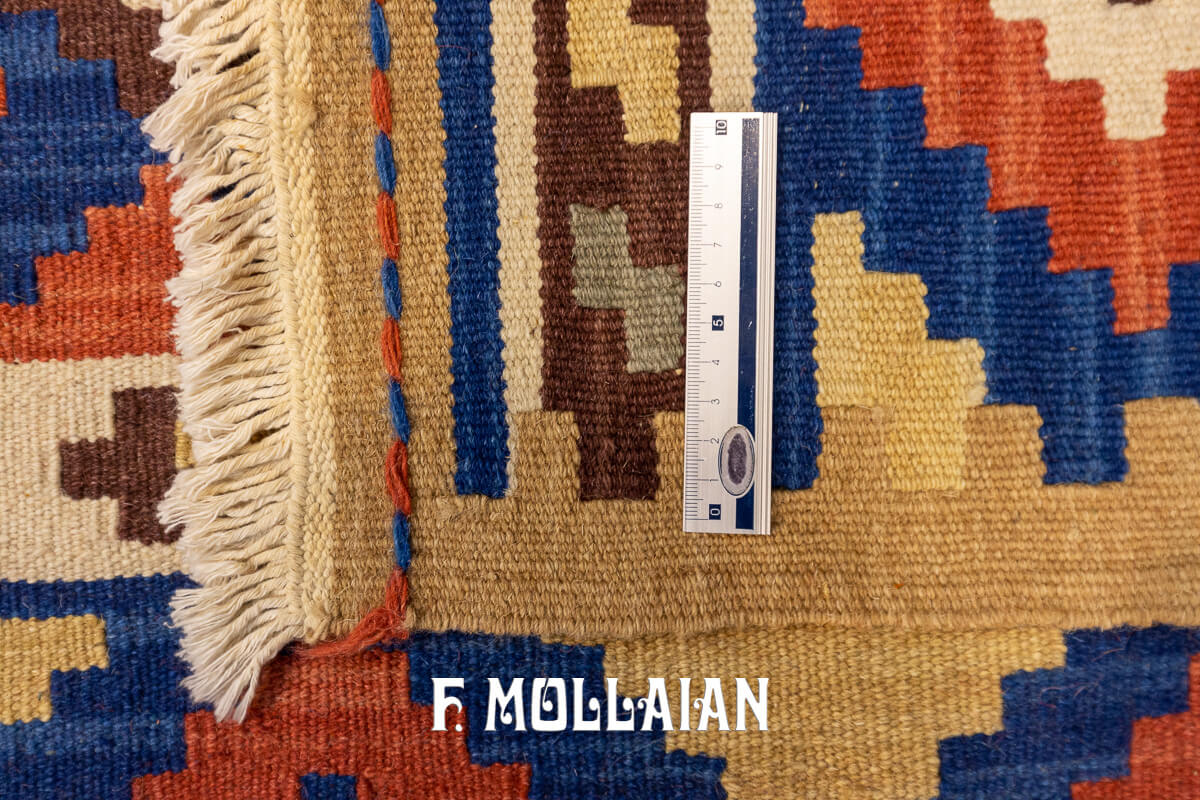Kilim Rug Geometric Design (355×262 cm)