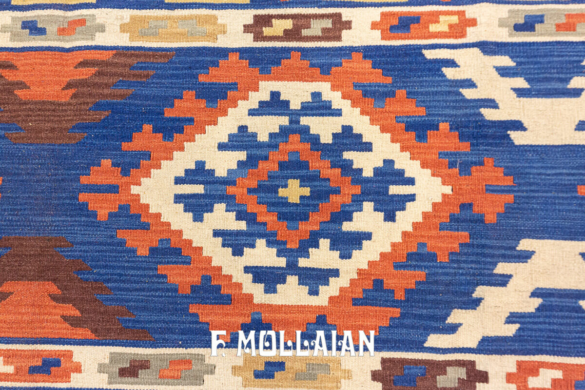Kilim Rug Geometric Design (355×262 cm)