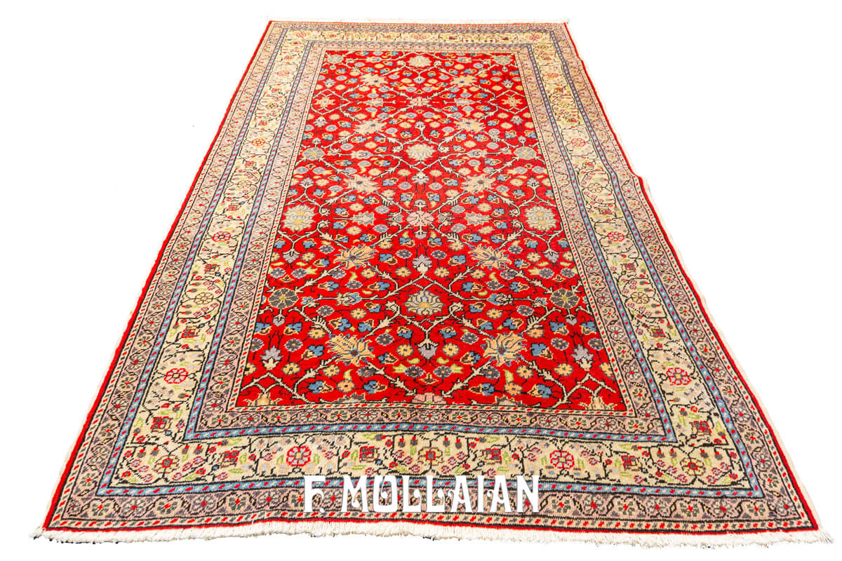 Kayseri Rug Turkish Red Color Field (176×118 cm)