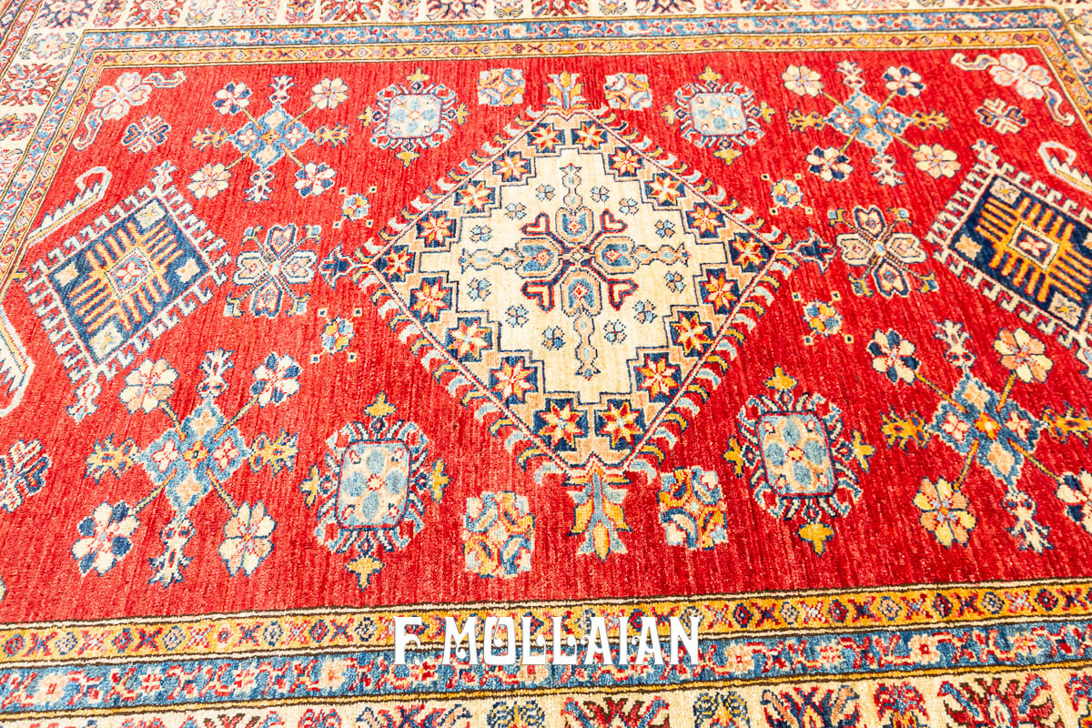 Tappeto Uzbek Royal Color Rosso (191×148 cm)