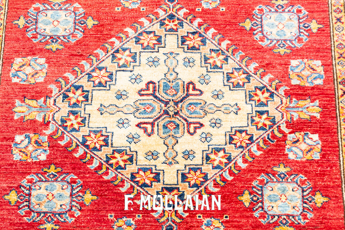 Tappeto Uzbek Royal Color Rosso (191×148 cm)
