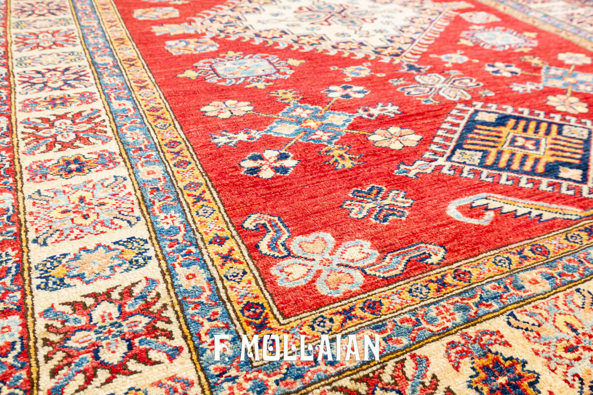 Tappeto Uzbek Royal Color Rosso (191×148 cm)