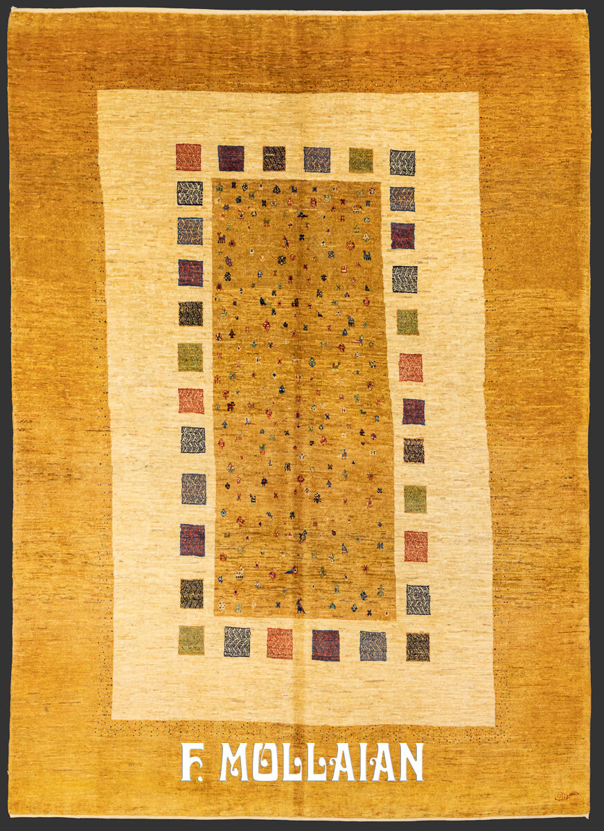 Tappeto Gabbeh Royal Color Giallo (240×171 cm)