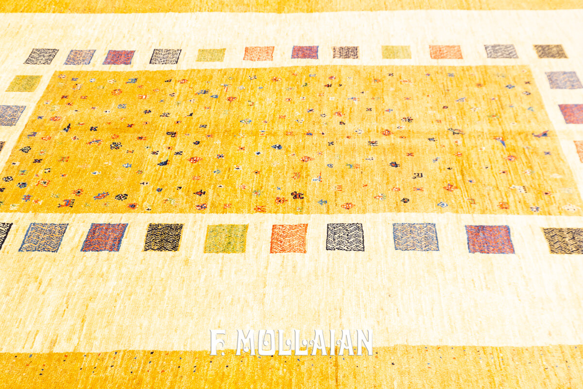 Tappeto Gabbeh Royal Color Giallo (240×171 cm)