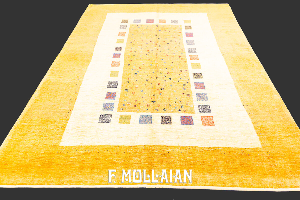 Tappeto Gabbeh Royal Color Giallo (240×171 cm)