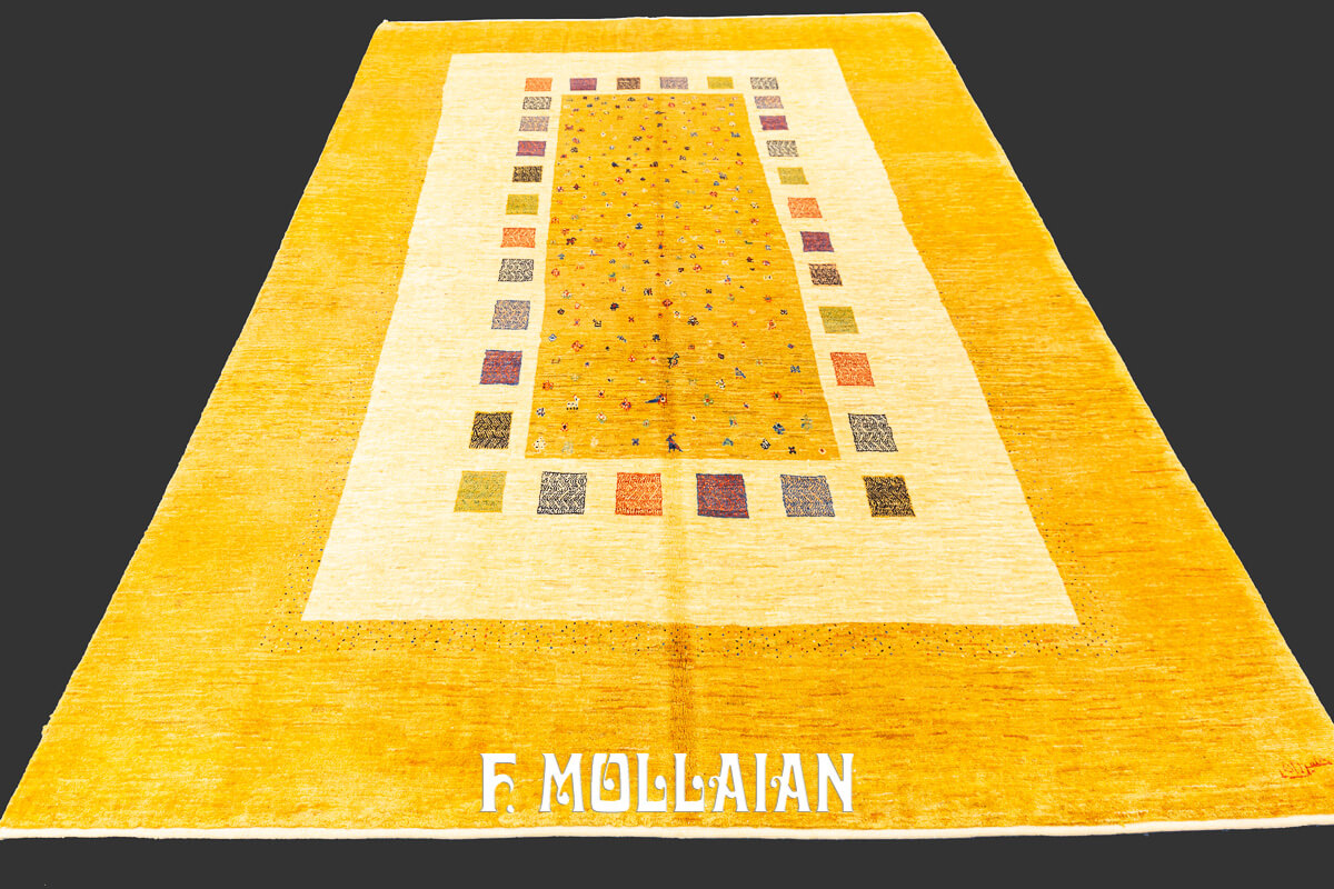 Tappeto Gabbeh Royal Color Giallo (240×171 cm)