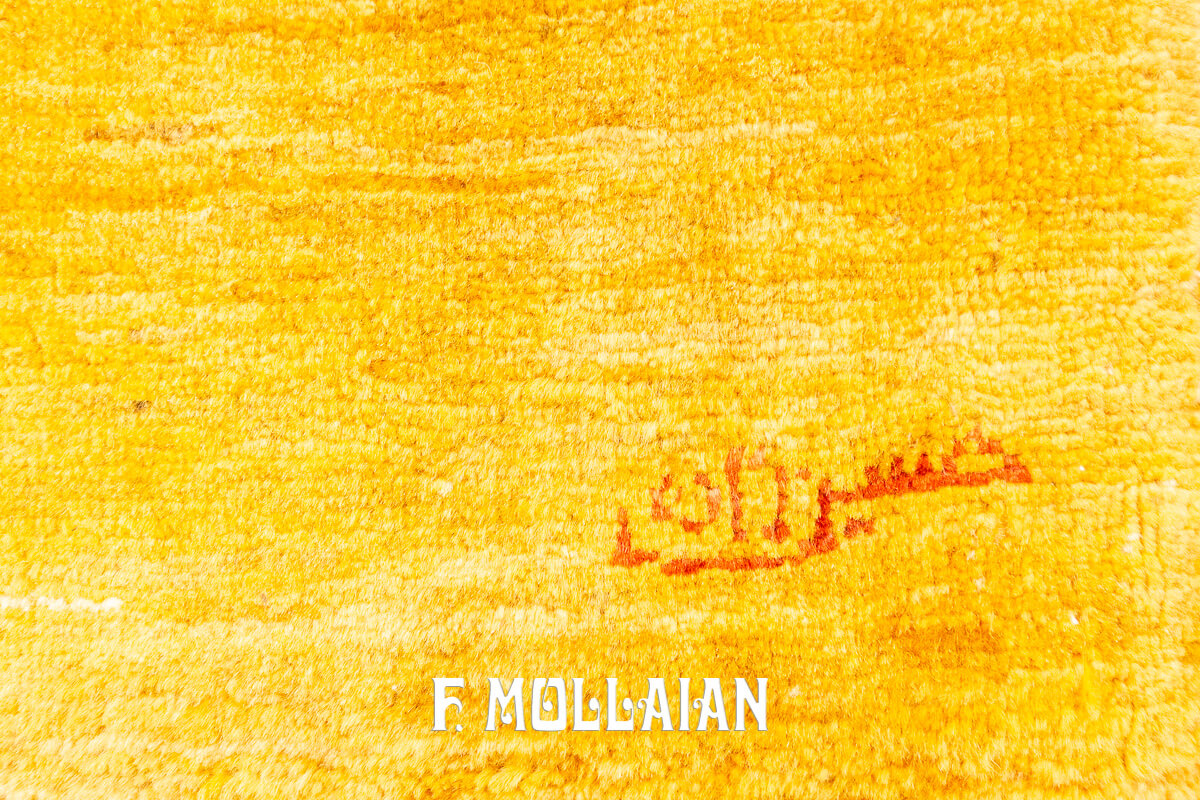 Tappeto Gabbeh Royal Color Giallo (240×171 cm)