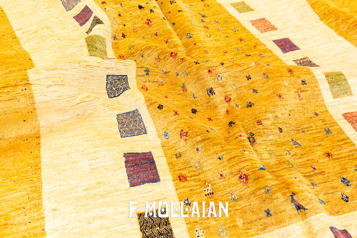 Tappeto Gabbeh Royal Color Giallo (240×171 cm)