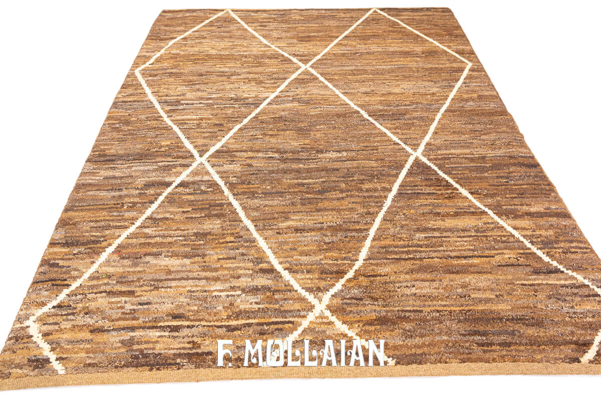 Morrocan Rug Brown Color (249×171 cm)