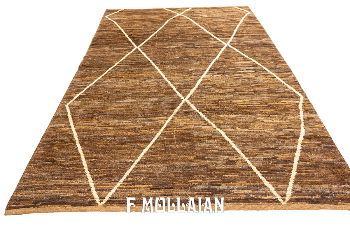 Morrocan Rug Brown Color (249×171 cm)