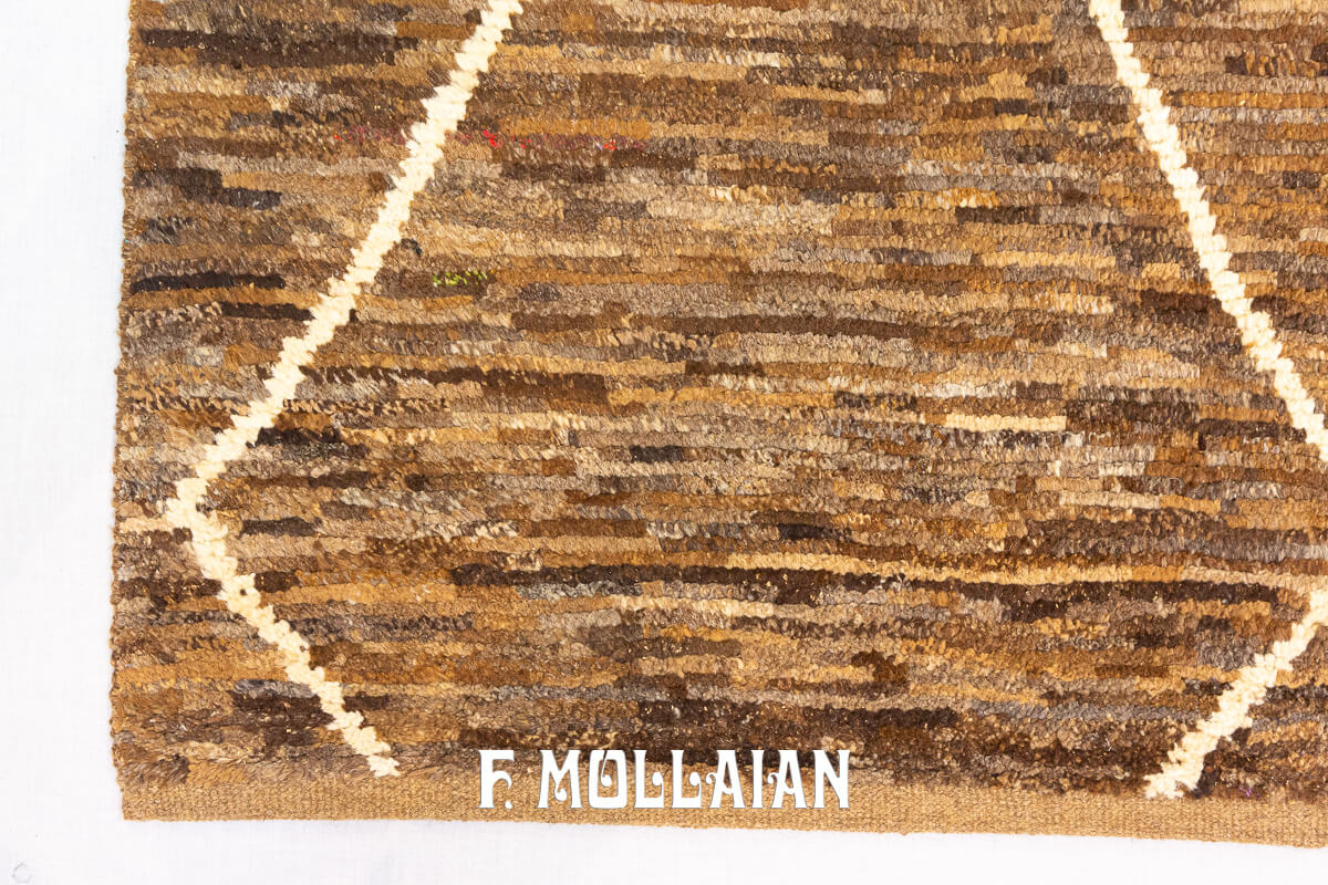 Morrocan Rug Brown Color (249×171 cm)