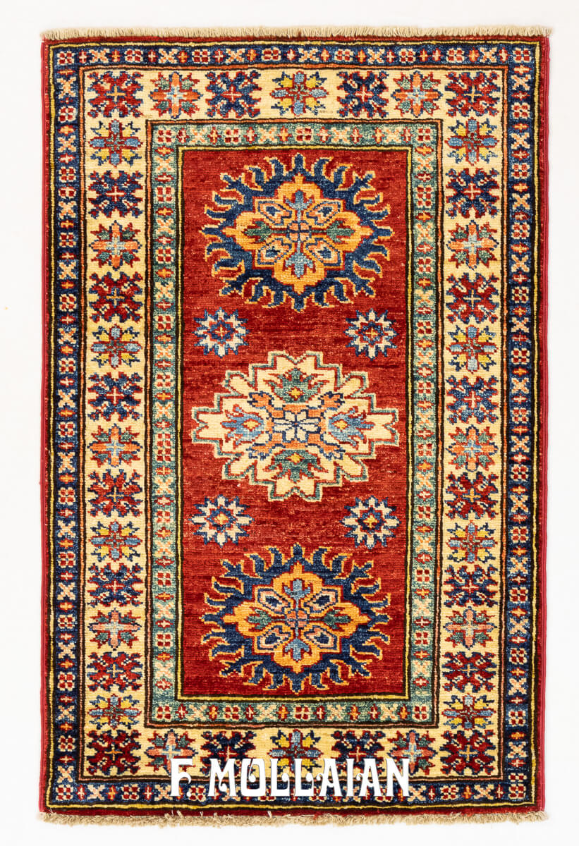 Tappeto Scendiletto Color Rosso Usbek Royal Coppia (96×61 cm)