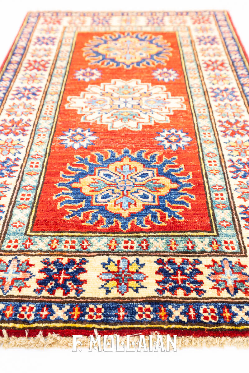 Tappeto Scendiletto Color Rosso Usbek Royal Coppia (96×61 cm)