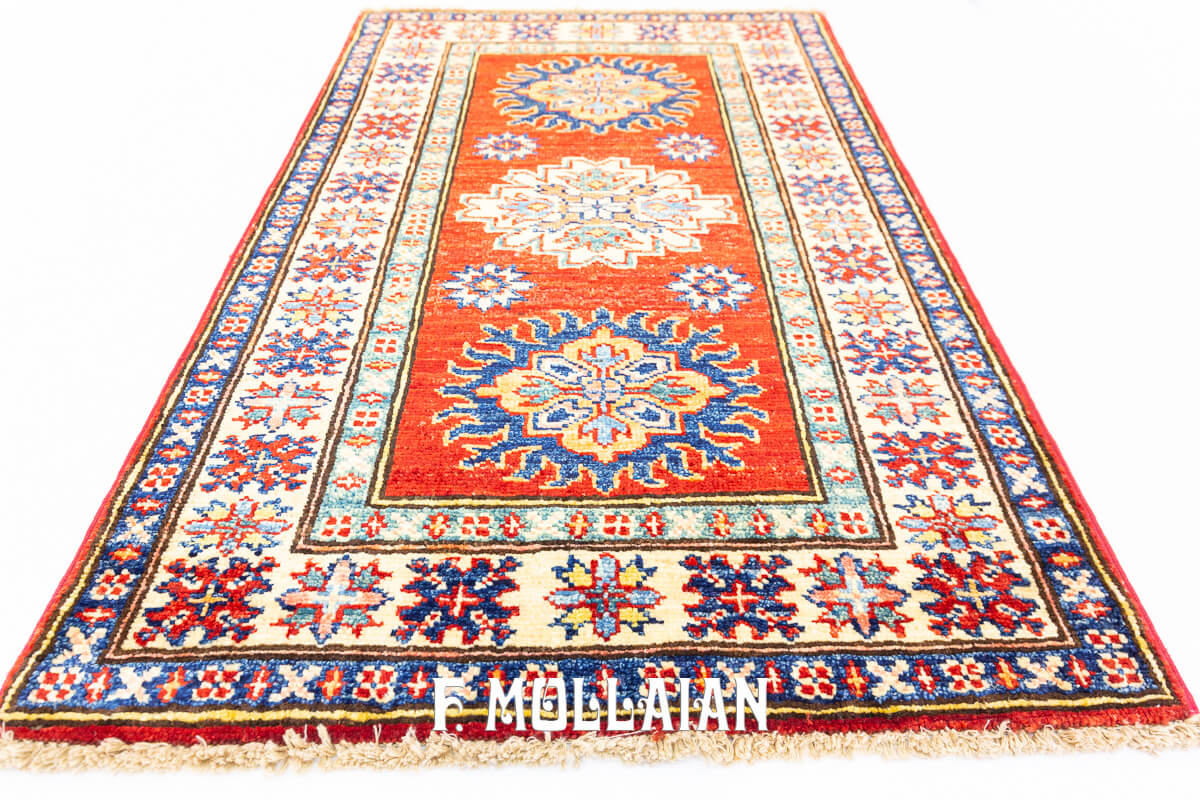 Tappeto Scendiletto Color Rosso Usbek Royal Coppia (96×61 cm)