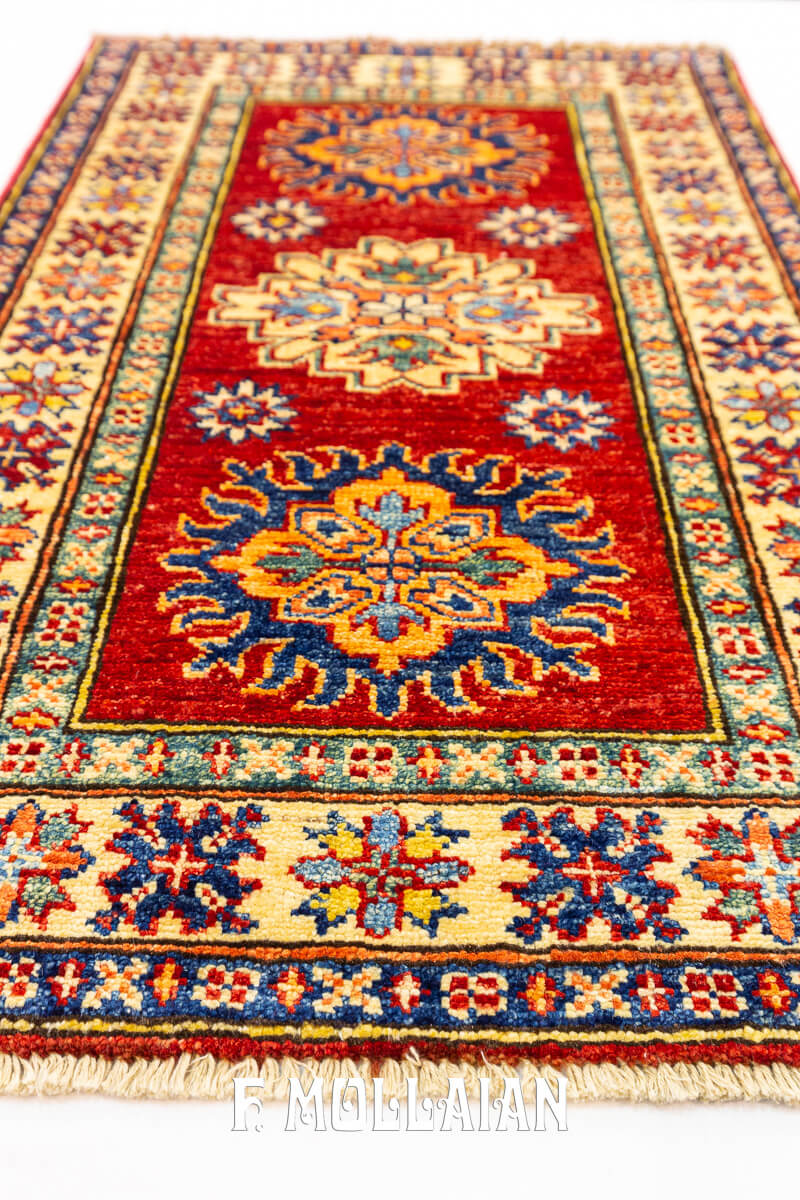 Tappeto Scendiletto Color Rosso Usbek Royal Coppia (96×61 cm)