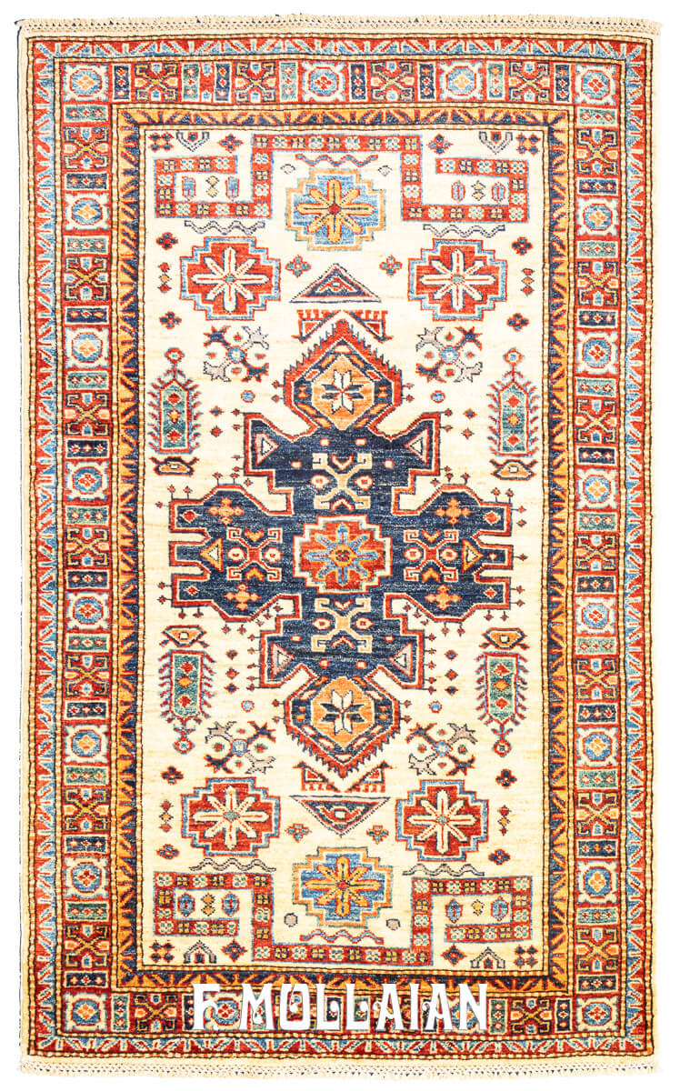 Tappeto Uzbek Royal Color Bianco (165×102 cm)
