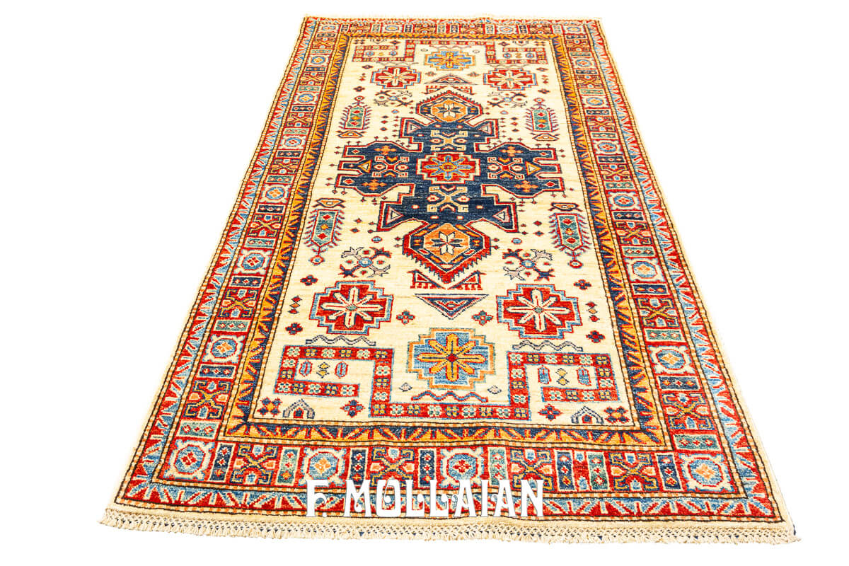 Tappeto Uzbek Royal Color Bianco (165×102 cm)