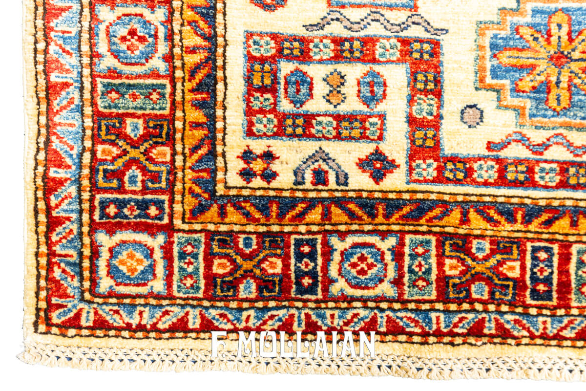 Tappeto Uzbek Royal Color Bianco (165×102 cm)