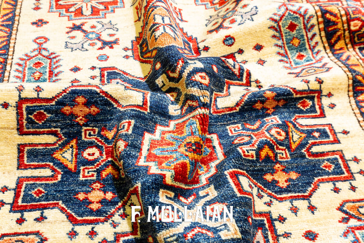 Tappeto Uzbek Royal Color Bianco (165×102 cm)