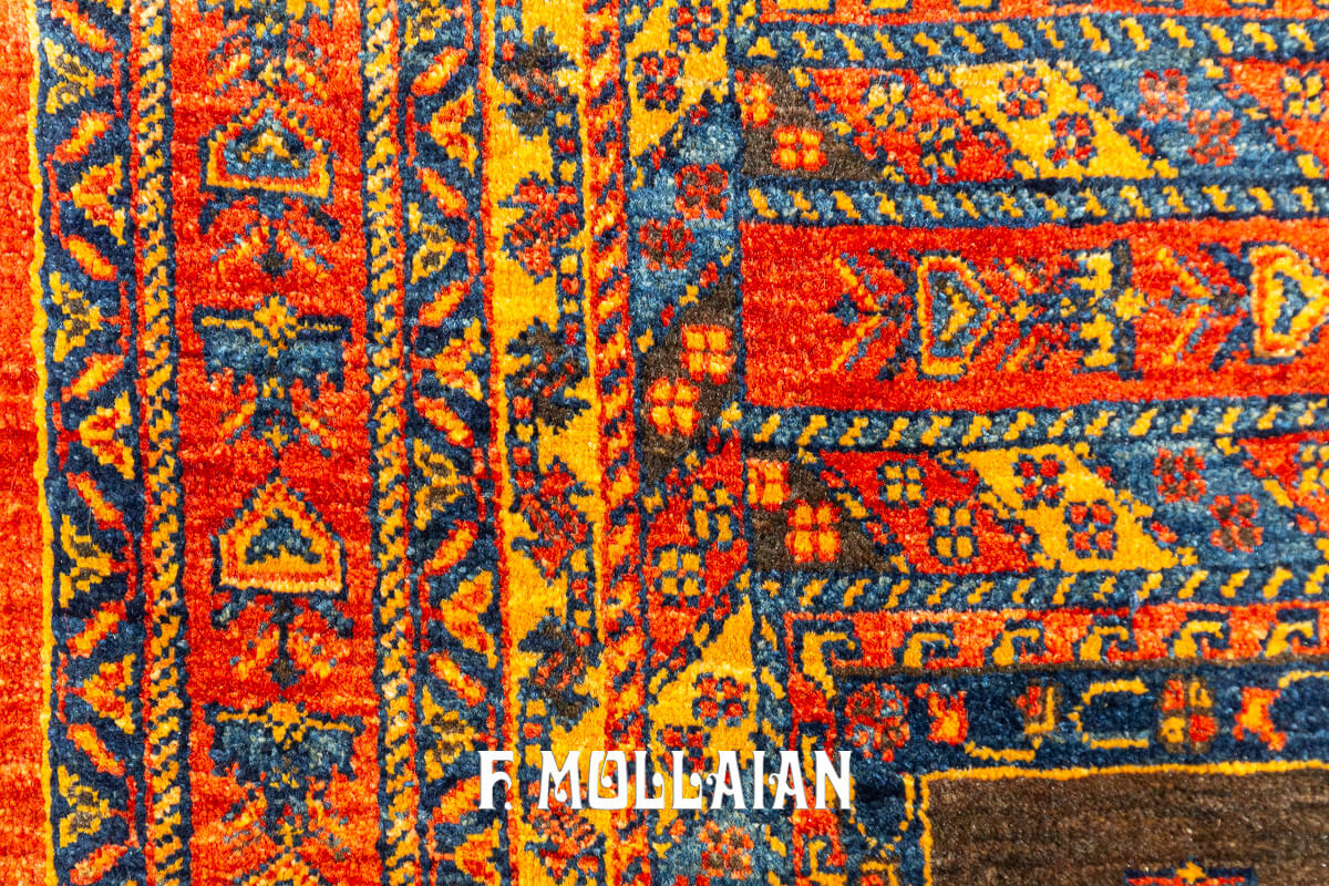 Tappeto Persiano Kashkuli Sherkat Arrancione (150×109 cm)